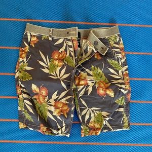 JetLag Mens Shorts - Floral Print - Size 33
